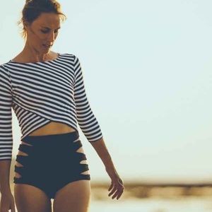 Salt Gypsea Diamond Surf Top